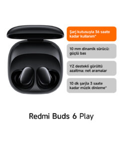 Alternative view of Xiaomi Redmi Buds 6 Play Mavi Kulakiçi Kulaklık- Gürültü Engelleme BT 5.4 TWS (Xiaomi TR Garantili)