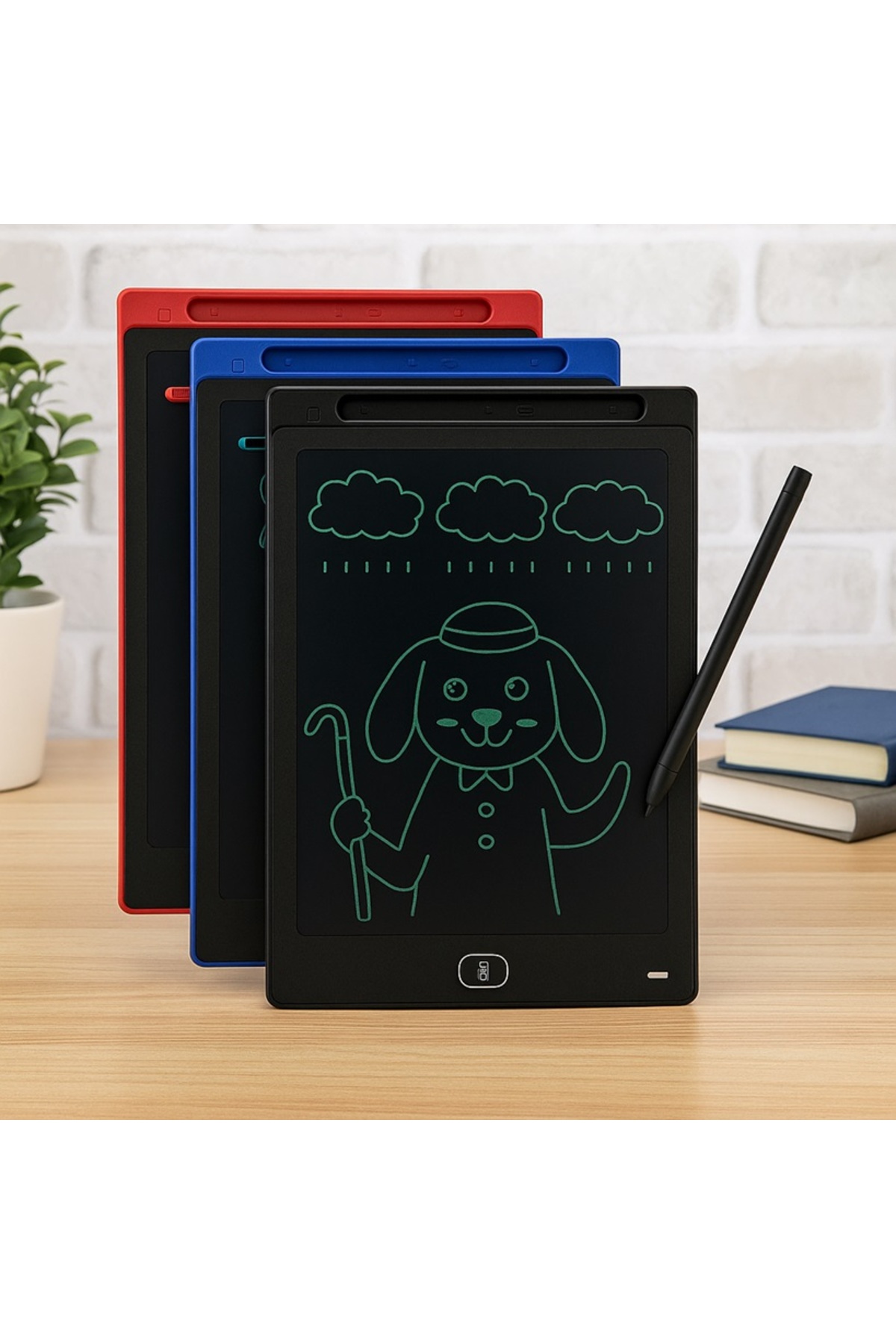 DoğubeyStore Lcd 8.5 Inç Dijital Kalemli Çizim Yazı Tahtası Grafik Not Yazma Eğitim Tableti