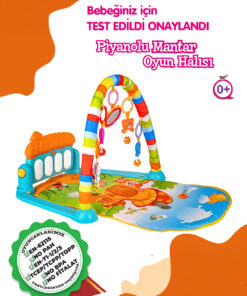 Babycim Sevimli Piyanolu Sesli Işıklı Aynalı Oyun Halısı