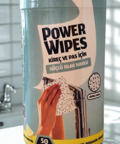 Power Wipes Kireç Ve Pas Için Güçlü Islak Havlu