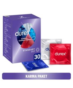 Durex Chill 30'lu Karma Paket Prezervatif Ekstra Avantaj Paketi