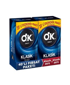 Okey Klasik Ekonomik 40'lı Prezervatif