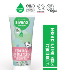 Siveno 0 Doğal Bebek Pişik Önleyici Krem Çinko PCA Yenidoğan Koruyucu & Hassas Onarıcı Bakım Kremi 50 ml