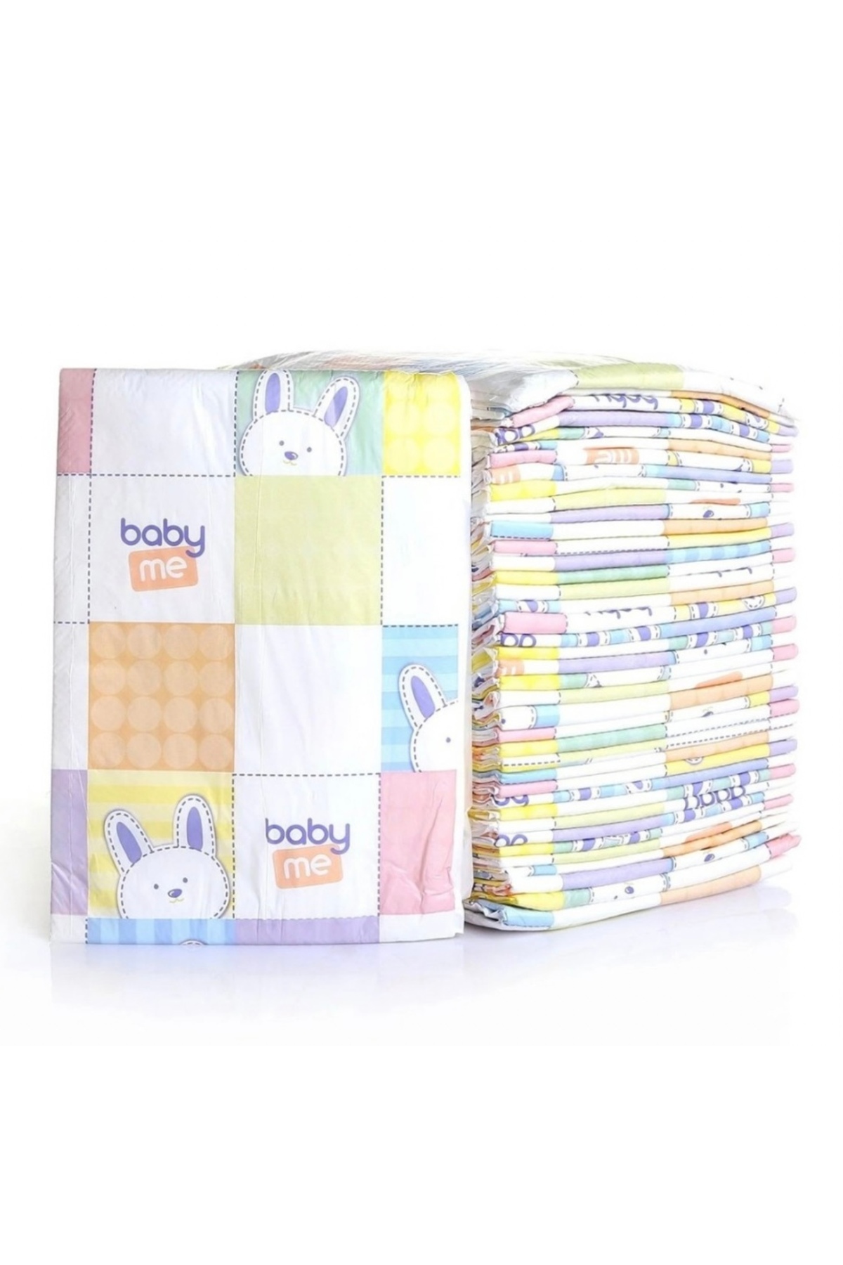 Baby Me Baby Me Pofuduk Alt Değiştirme Örtüsü 60x60 Cm 10 Adet
