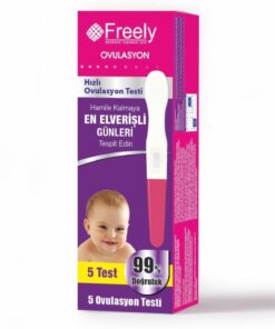 Freely Ovulasyon (YUMURTLAMA) Testi 5 Adet / Hamile Kalmaya Elverişli Günleri Tespit Eder