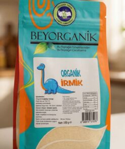 BEYORGANİK Organik İrmik 350gr (PESTİSİT VE AFLATOKSİN ANALİZLİ)