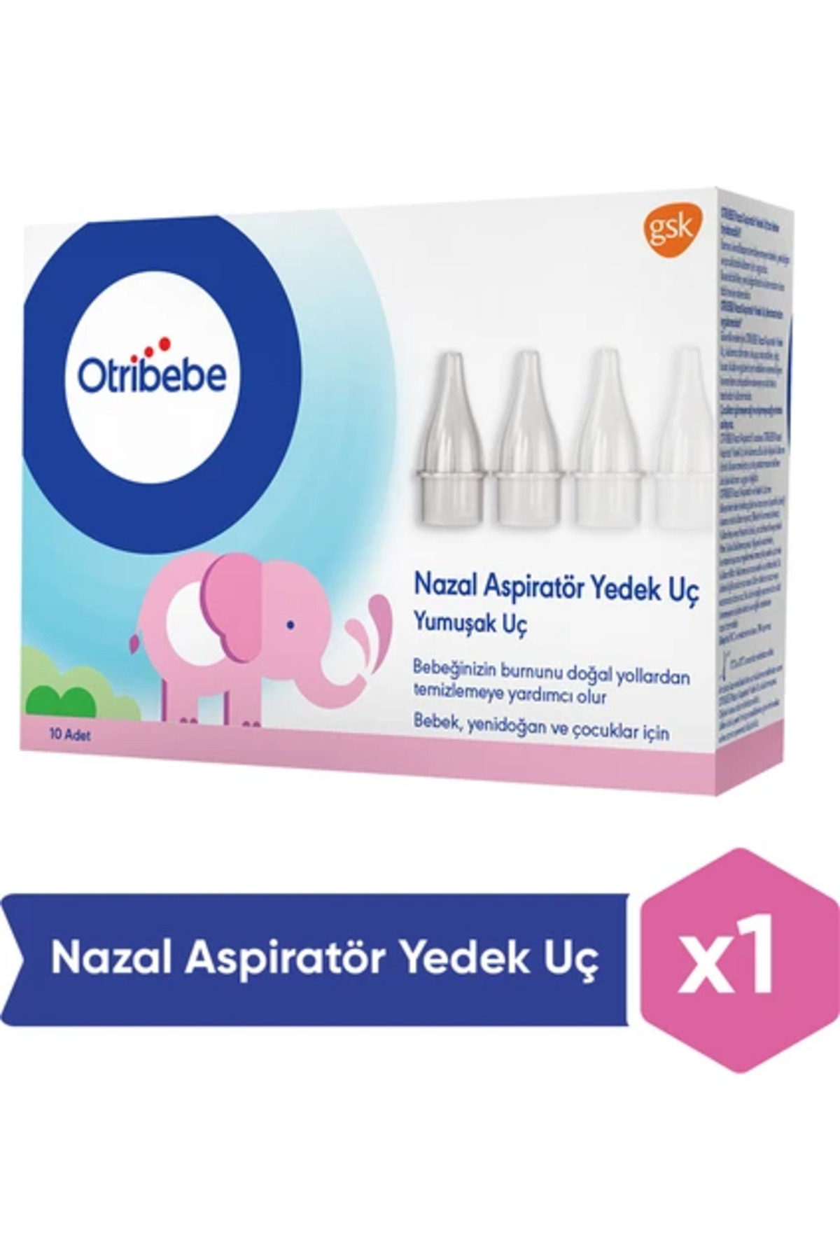 Otribebe Nazal Burun Aspiratörü Yedek Uç 10'lu
