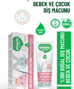 Siveno 0 Doğal Diş Macunu Bebek ve Çocuk İçin Karışık Meyve Aromalı Florürsüz 50 ml