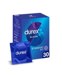 Durex Klasik Prezervatif 30'lu, Temel Koruma, Standart Fit