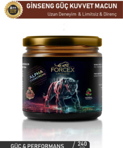 ALPHA EVERSTRONG Forcex Ginseng ve Tribulus İçeren Bitkisel Karışımlı Kuvvet Macun ( 240 GR )