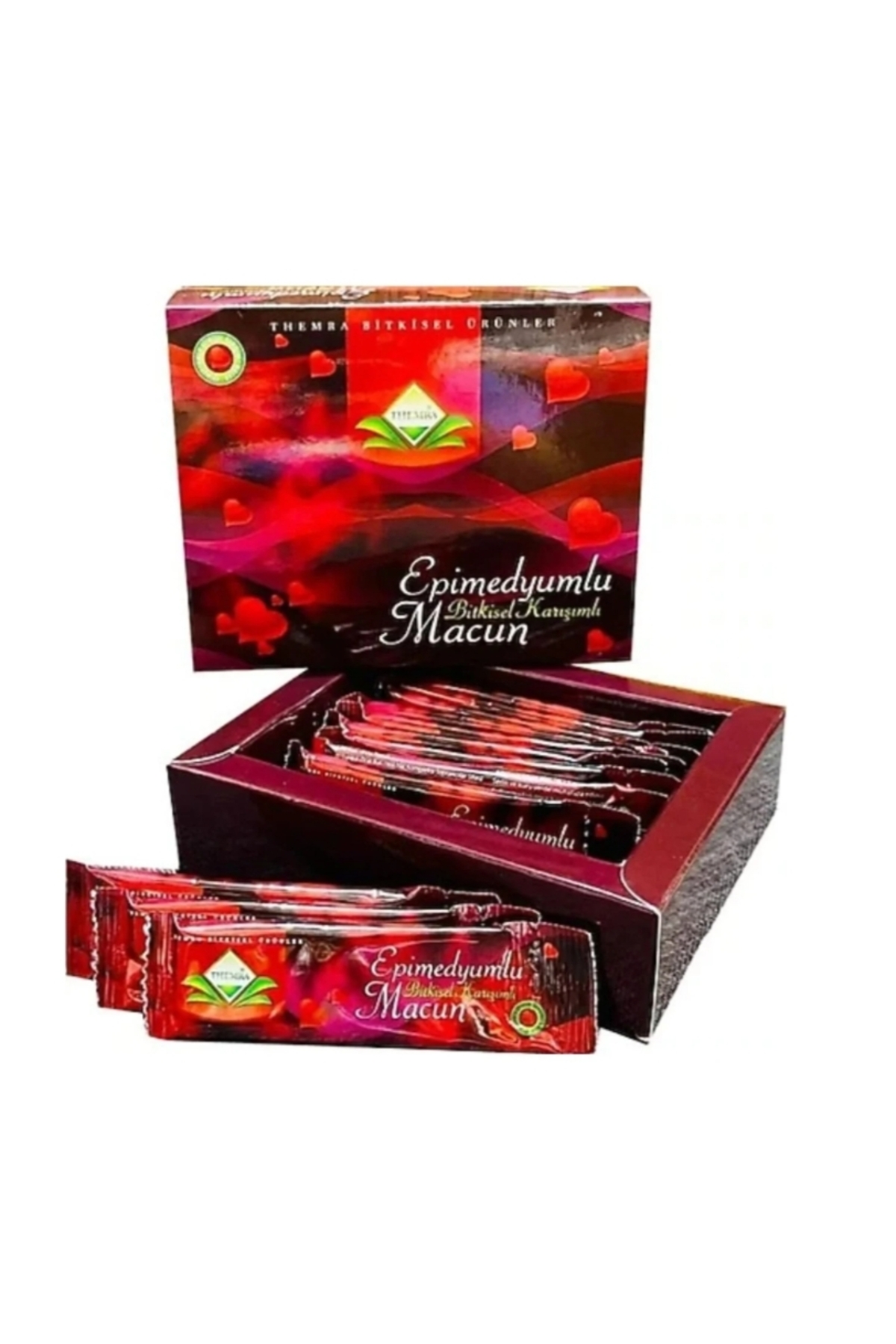 Themra Bitkisel Ginsengli Bitkisel Karışımlı Mesir Epimedyümlü1 Kuvvet Macun 12X12 Gr
