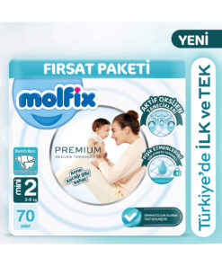 Molfix Premium Fırsat Paketi 2 Beden 70 Adet