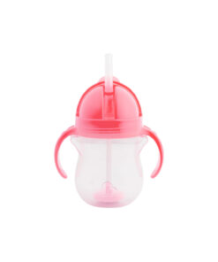 Munchkin Tıklama Kilitli Uçlu Pipetli Alıştırma Bardağı, 6ay , 207ml, Pembe, 1 Adet