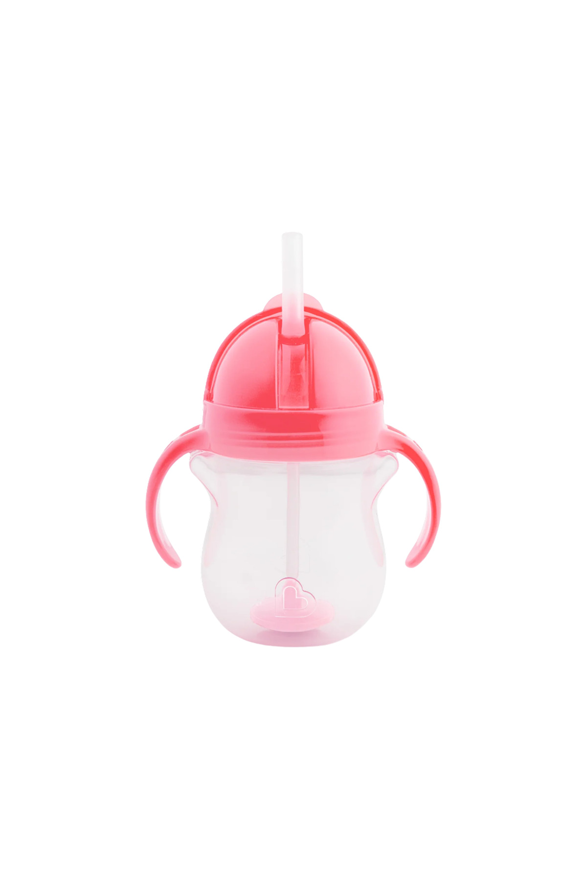 Munchkin Tıklama Kilitli Uçlu Pipetli Alıştırma Bardağı, 6ay , 207ml, Pembe, 1 Adet