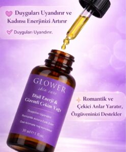 GLOWER SKİN CARE DİŞİL ENERJİ VE GİZEMLİ ÇEKİM YAĞI i.stek A.rttırıcı u.yarıcı 30 ml