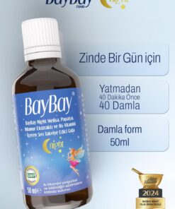 BayBay Night Melisa Papatya Içeren Damla 50 Ml Şiş