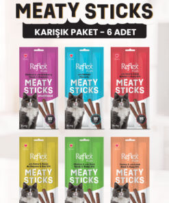Reflex Meaty Sticks Karışık Ödül Maması Seti 3X5GR 6lı Paket
