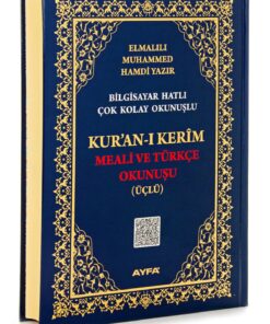 Genel Markalar Orta Boy Kuranı Kerim Meali Ve Türkçe Okunuşu - Üçlü