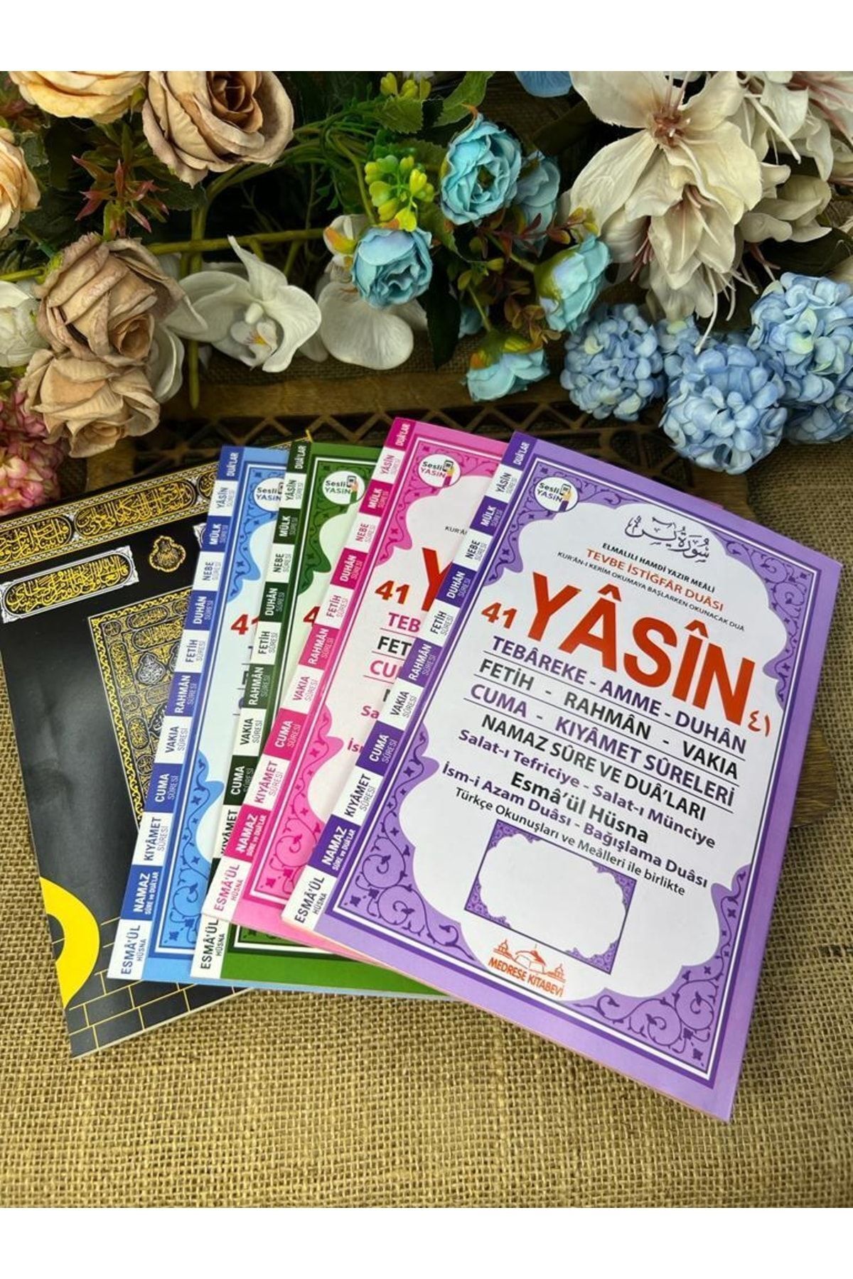 Medrese Yayınları Yasin Kitabı Cüzü Orta Boy 20 Li Set 80 Sayfa Telefonda Sesli Dinleme Doğum Cenaze Mevlüt Hediyeliği