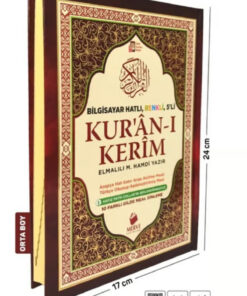 Merve Yayınları Orta Boy Kuranı Kerim Ve Satır Arası Kelime Türkçe Okunuşlu Ve Meali 5 Özellikli Mealli Kuran