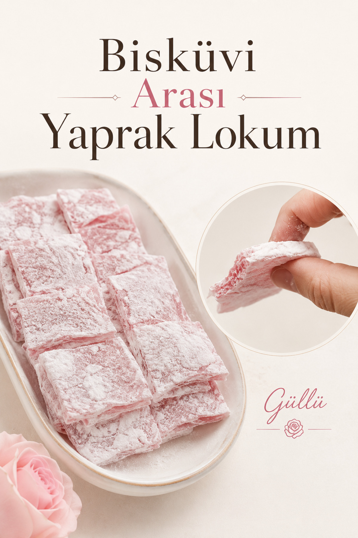 Şener GLİKOZSUZ LOKUM BİSKÜVİ ARASI LOKUM GÜLLÜ LOKUM 250 GR