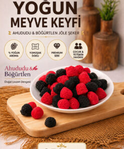 ÜLKÜ KURUYEMİŞ (250 GR) Ağududu & Böğürtlen Aromalı Jelibon Jöle Tatlı Atıştırmalık