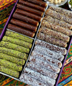Birsalkım Gümüşhane Karışık Rulo Pestil Fındık Kremalı 500 gram (ANTEP FISTIKLI-KADAYIFLI-HİNDİSTAN CEVİZLİ)