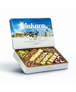 Tuğba Kuruyemiş Geleneksel Tatlar Metal Kutu 540 Gr (Ankara)