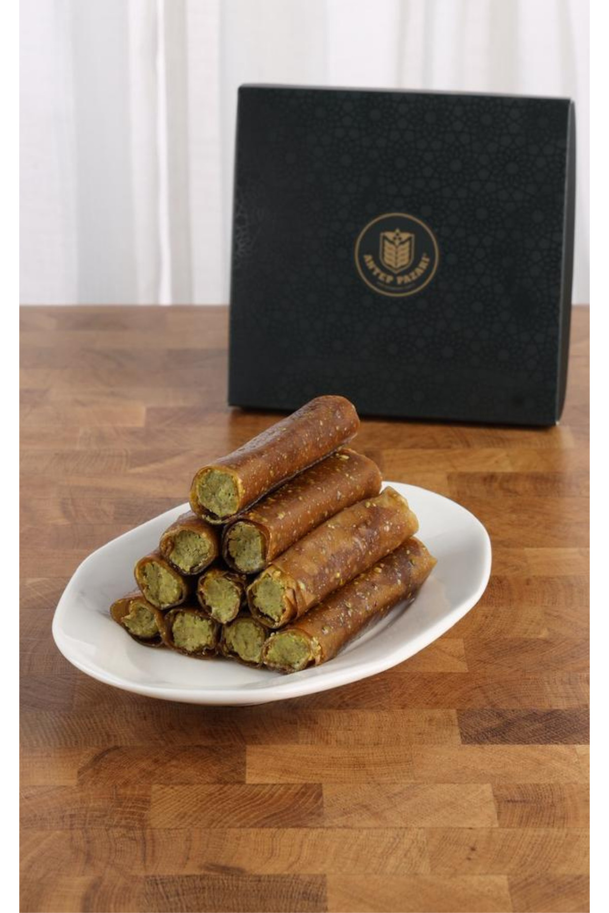 Antep Pazarı Antep Fıstık Ezmeli Pestil - Şeker İlavesiz - 350g
