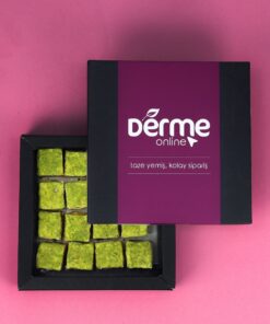 Derme Lokum Baklava Toz Fıstıklı Çikolatalı 275 gram