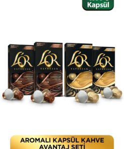L'OR Aromalı Kapsül Kahve Avantaj Seti 10'lu x 4