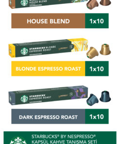 Starbucks Nespresso Uyumlu Kapsül Kahve Tanışma Seti 30'lu