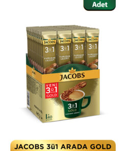 Jacobs 3'ü 1 Arada Gold Yumuşak Içim Karışım Kahve 40'lı Kutu
