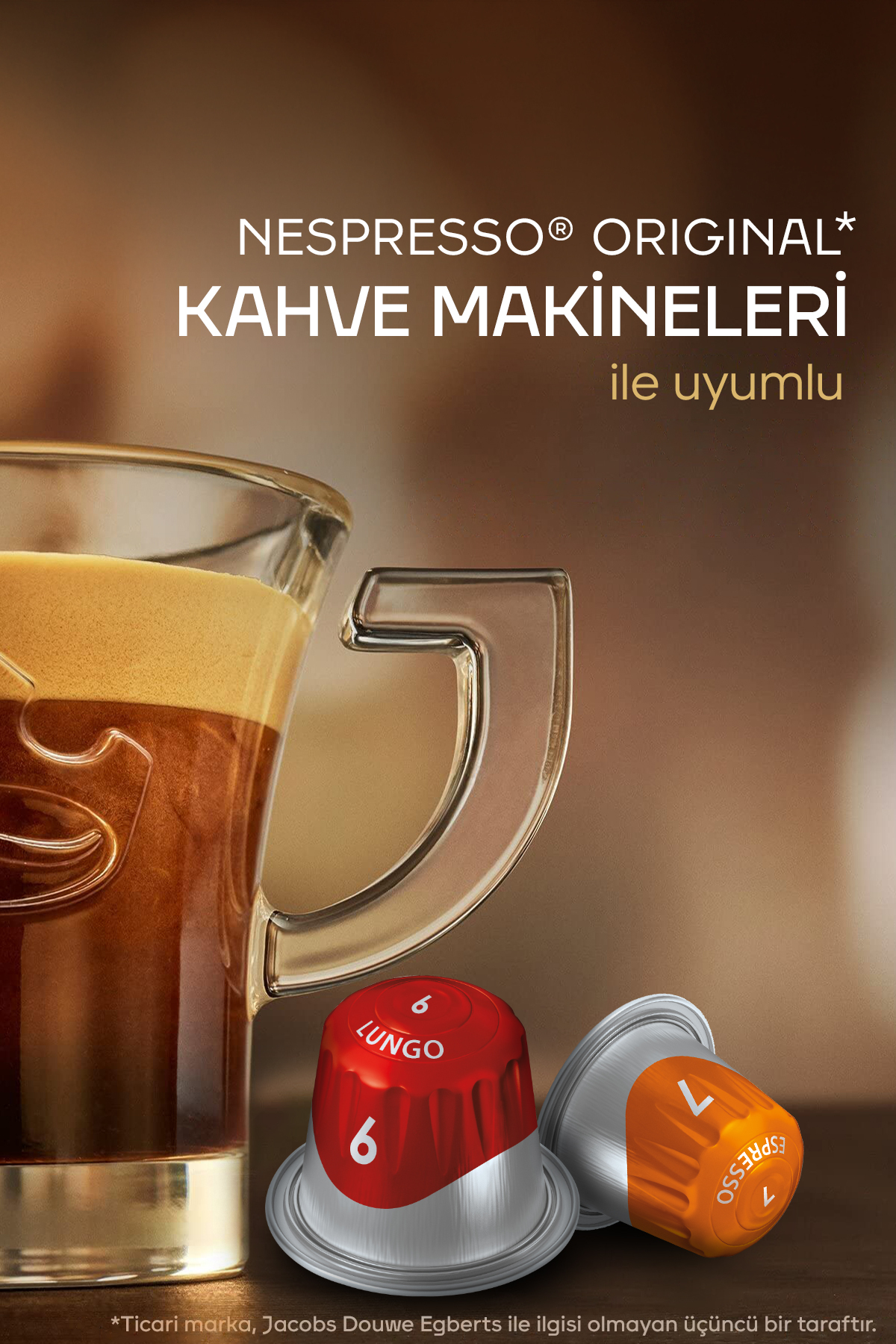 Jacobs Kapsül Kahve Tanışma Paketi 40'lı Kapsül Kahve - Fincan Hediyeli (Nespresso Uyumlu) - Görsel 3