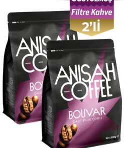 Anisah Coffee Bolivar Daily Öğütülmüş Filtre Kahve | 2x500gr | Medium Roast