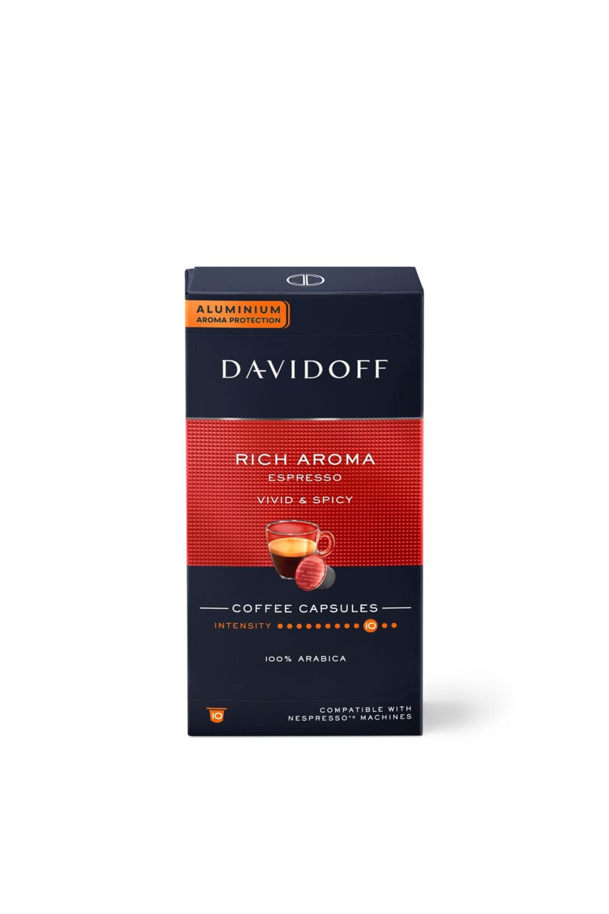 Davidoff Rich Aroma Espresso 10lu Kapsül Kahve – Nespresso Uyumlu