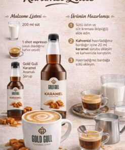 gold gull Vanilya & Karamel Aromalı Kahve & Meyve Şurubu 2 x 700 ml. - Görsel 3