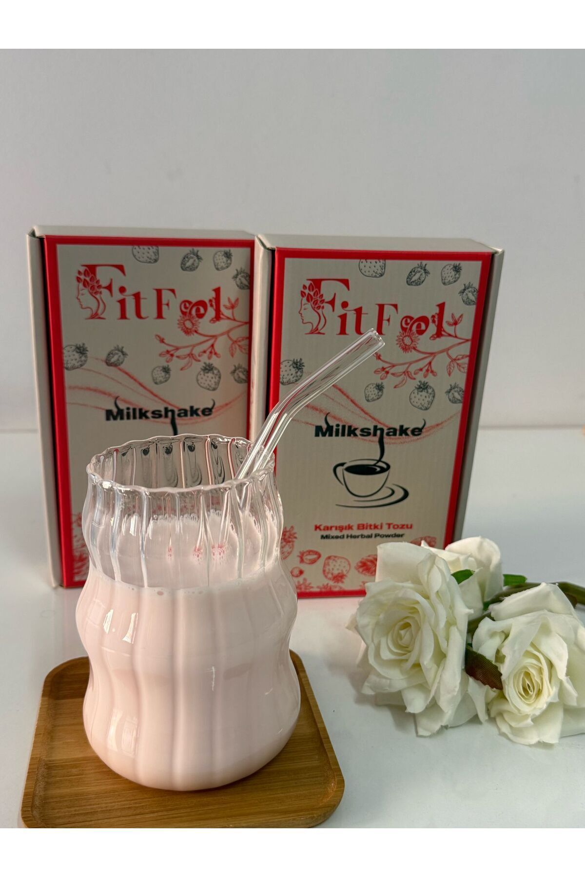 FİTFEEL Çilek Aromalı Milkshake (1 Kutu)