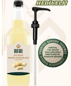 gold gull Beyaz Çikolata Aromalı Kahve Ve Meyve Şurubu 700 ml.