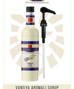 Simonelli Kahve Ve Kokteyl Şurubu Vanilya Aromalı 700 ml Pompa Hediyeli