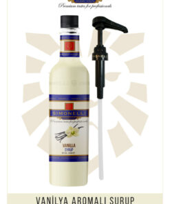 Simonelli Kahve Ve Kokteyl Şurubu Vanilya Aromalı 700 ml Pompa Hediyeli