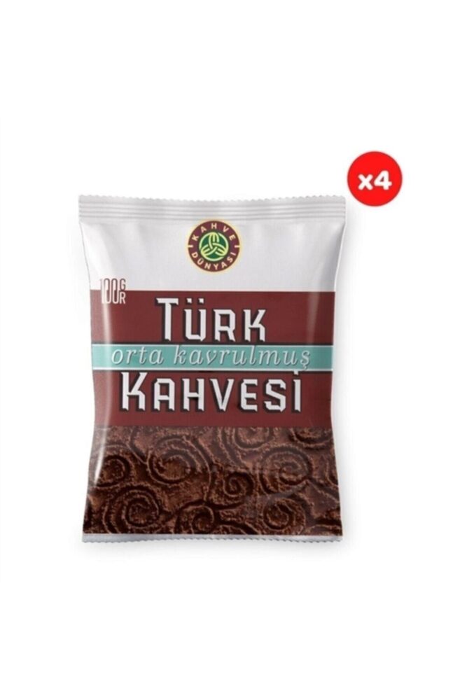 Kahve Dünyası Orta Kavrulmuş Türk Kahvesi 100 Gr (4'lü Paket) Orta Kavrulmuş Türk Kahvesi 100 Gr (4'lü Paket) - Görsel 2