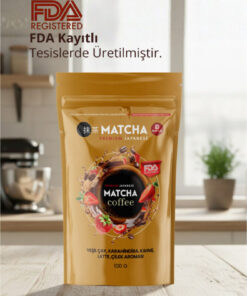 Bilge İlaç Matcha Premium Japanese Çilek Aromalı Matcha Coffee Kahve Latte & Kahve Karışımı 100 g - Görsel 3