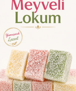 Şener Glikozsuz Lokum 3 Kg Meyve Aromalı Lokum