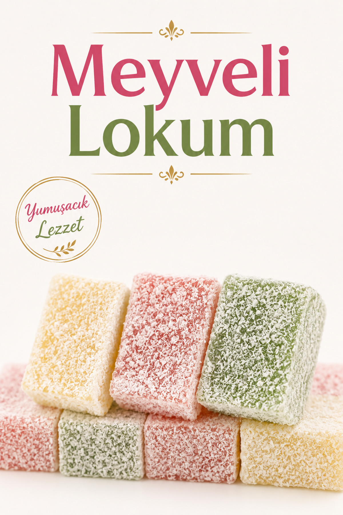Şener Glikozsuz Lokum 3 Kg Meyve Aromalı Lokum