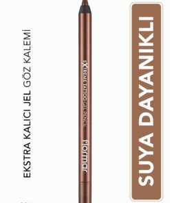 Flormar Işıltılı Kalıcı Göz Kalemi (BAKIR) - Extreme Tattoo Gel Pencil - 001 Glitzy Brown - 8682536028837