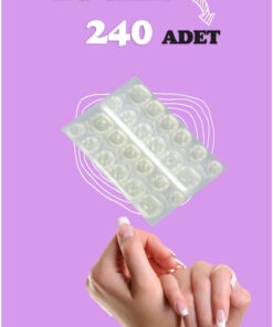 Nail Master 240 Adet Zararsız Takma Tırnak Yapıştırıcı Protez Yapıştırıcı Jel Sticker Tak Çıkar Yapıştırma Bandı