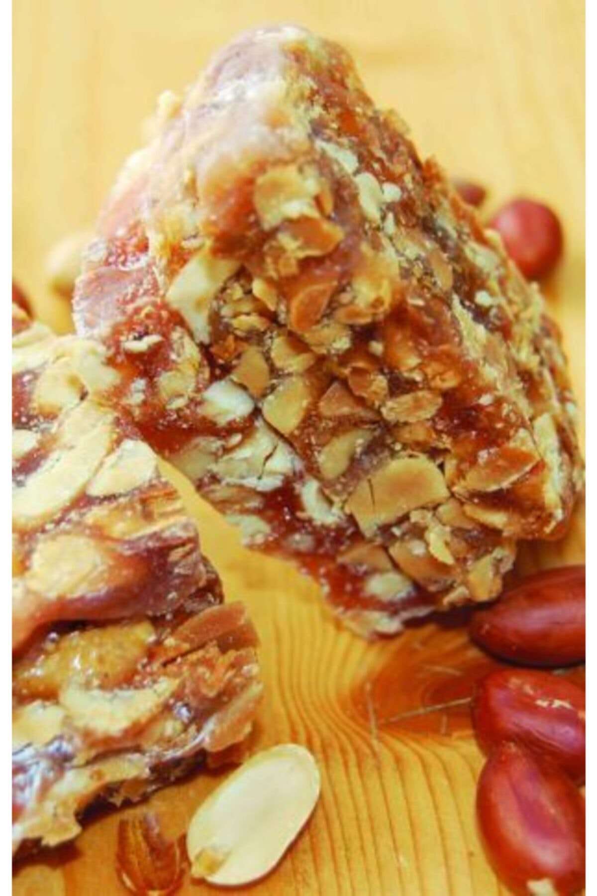 Necim Öksüz Lokum- Cezerye Yer Fıstıklı Krokan Lokum 1 Kg