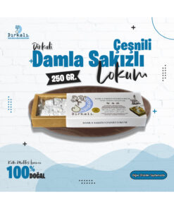 DIRKALI ÇEŞNİLİ DAMLA SAKIZLI LOKUM 250 g