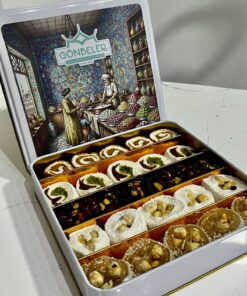 Gönbeler Osmanlı Motif Çinili Desen Karışık Lokum 650 GR